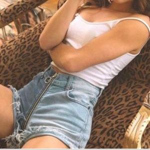 revice denim ying yang tokyo wash shorts